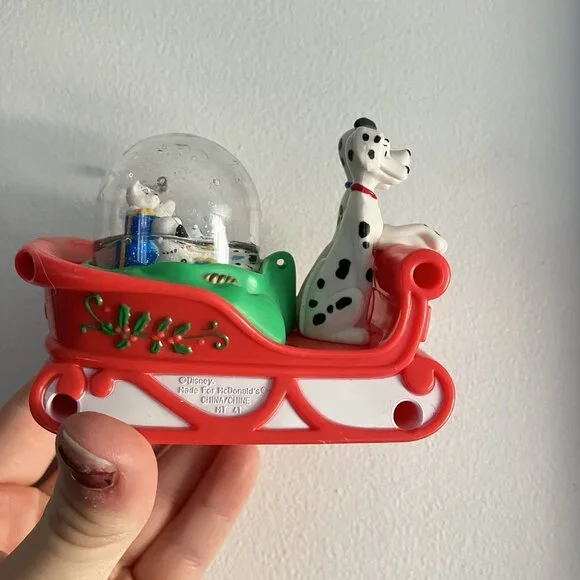Vintage Disney 1996 101 Dalmatians McDonalds Snow Dome Collectible Figure toy - Picture 6 of 9